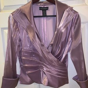 Silk Lavender Cachet Blouse